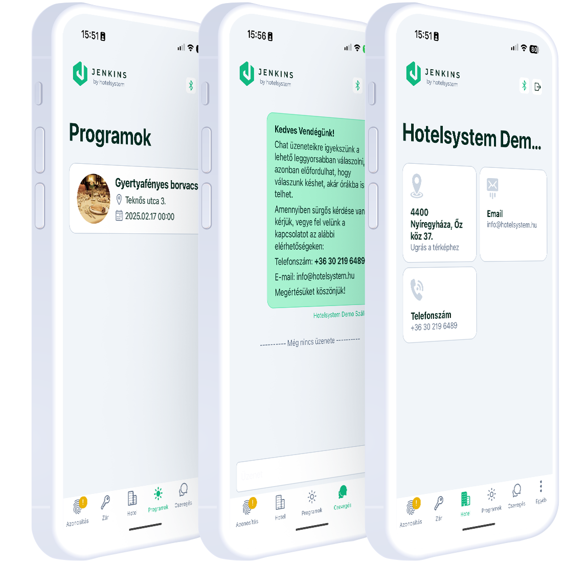 Szállodai Információk